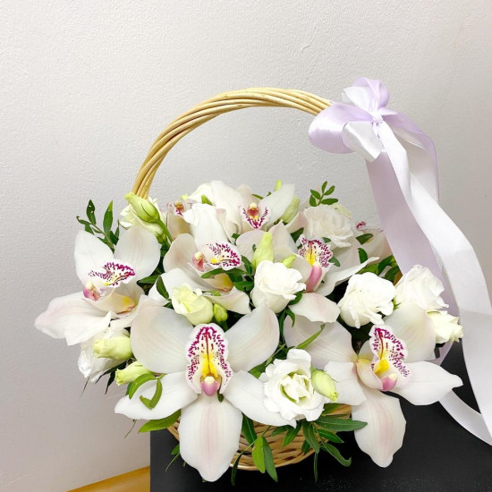 Орхидеи Корзина цветов Сириус